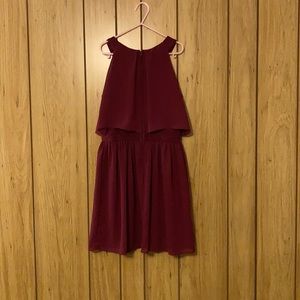 Maroon dress